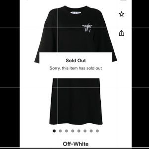SOLDOUT online Off-white T-shirt dress